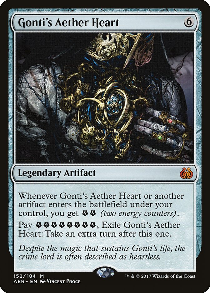 Gonti's Aether Heart [Aether Revolt] | Jomio and Rueliete's Cards and Comics