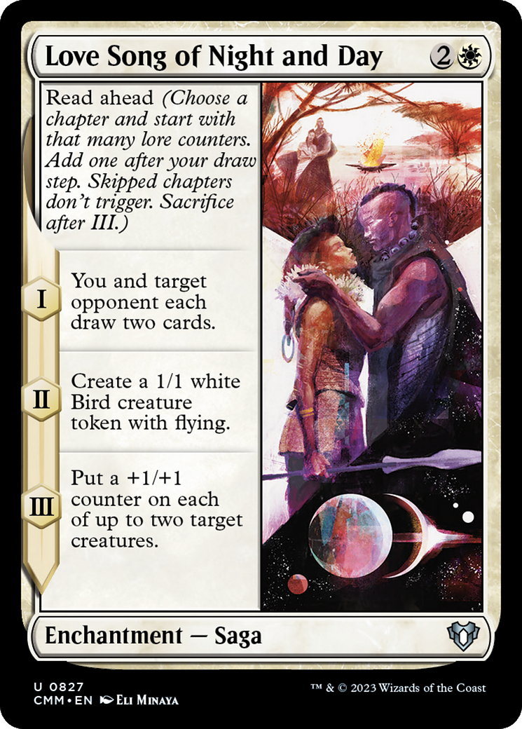 Love Song of Night and Day [Commander Masters] | Jomio and Rueliete's Cards and Comics