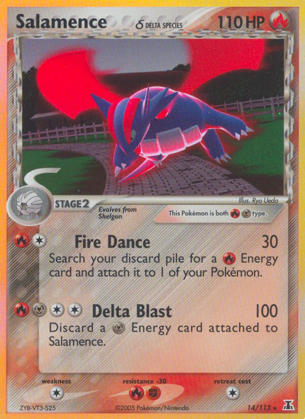 Salamence (14/113) (Delta Species) [EX: Delta Species] | Jomio and Rueliete's Cards and Comics