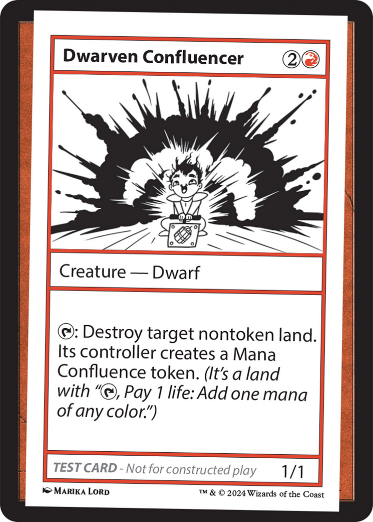 Dwarven Confluencer [Mystery Booster 2 Playtest Cards] | Jomio and Rueliete's Cards and Comics