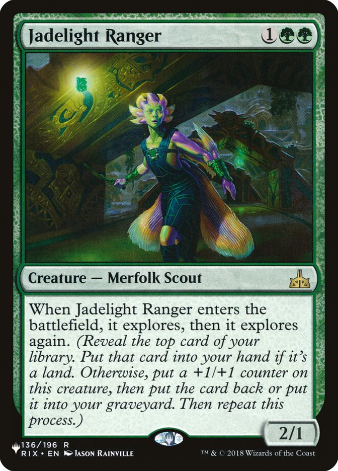 Jadelight Ranger [The List] | Jomio and Rueliete's Cards and Comics