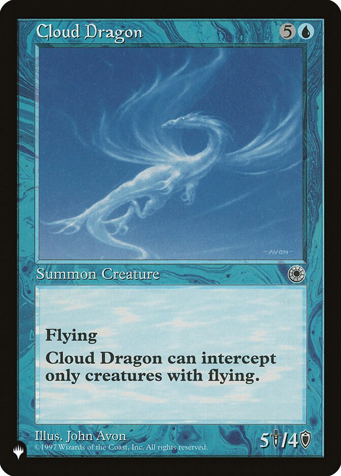 Cloud Dragon [The List] | Jomio and Rueliete's Cards and Comics