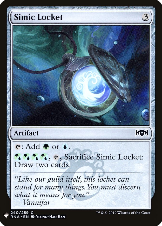 Simic Locket [Mystery Booster] | Jomio and Rueliete's Cards and Comics