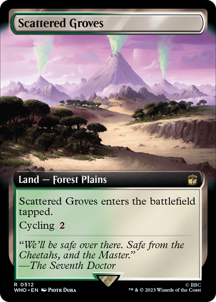 Scattered Groves (Extended Art) [Doctor Who] | Jomio and Rueliete's Cards and Comics