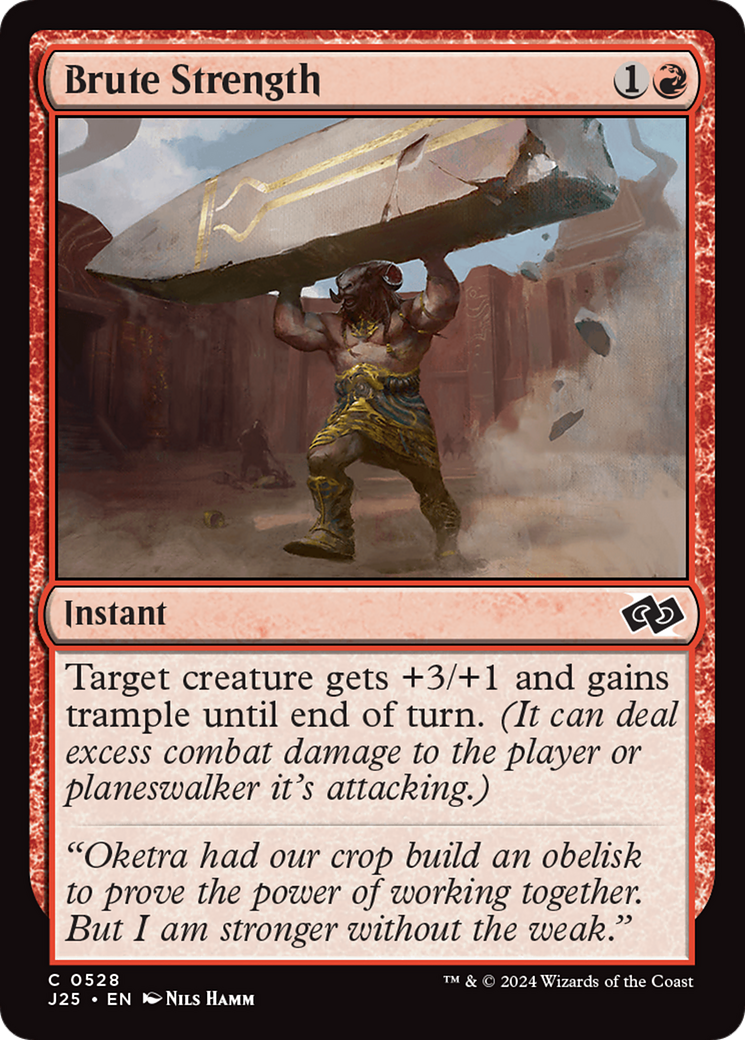 Brute Strength [Foundations Jumpstart] | Jomio and Rueliete's Cards and Comics