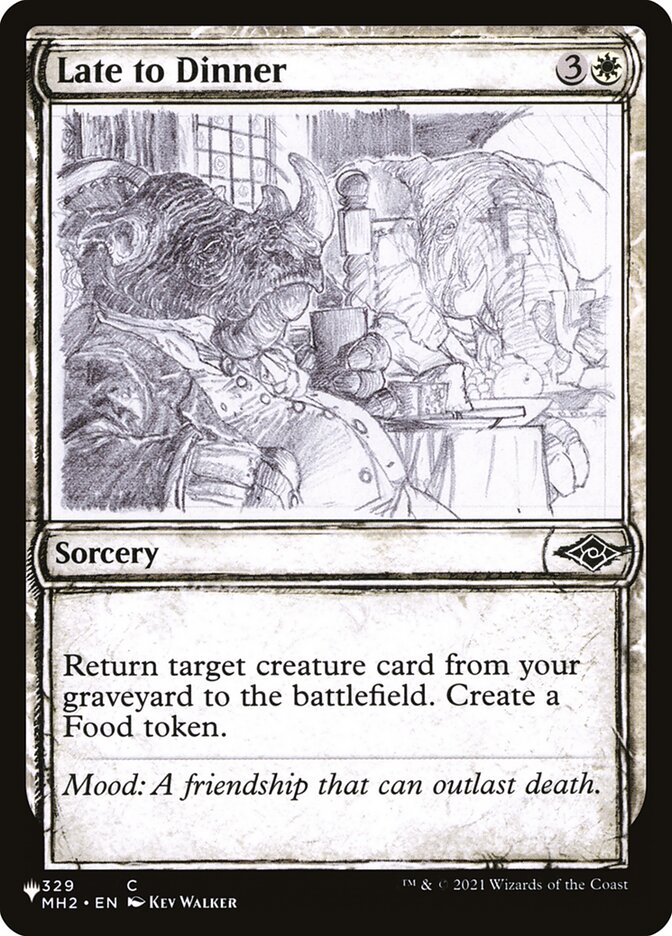 Late to Dinner [The List] | Jomio and Rueliete's Cards and Comics