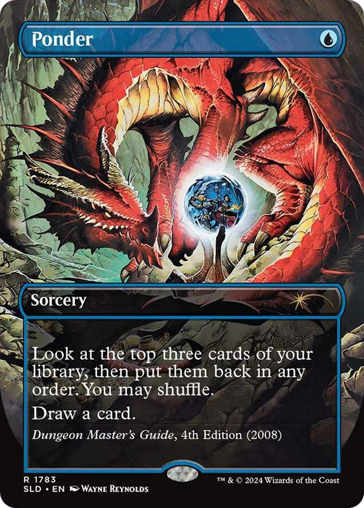Ponder (1783) (Rainbow Foil) [Secret Lair Drop Series] | Jomio and Rueliete's Cards and Comics