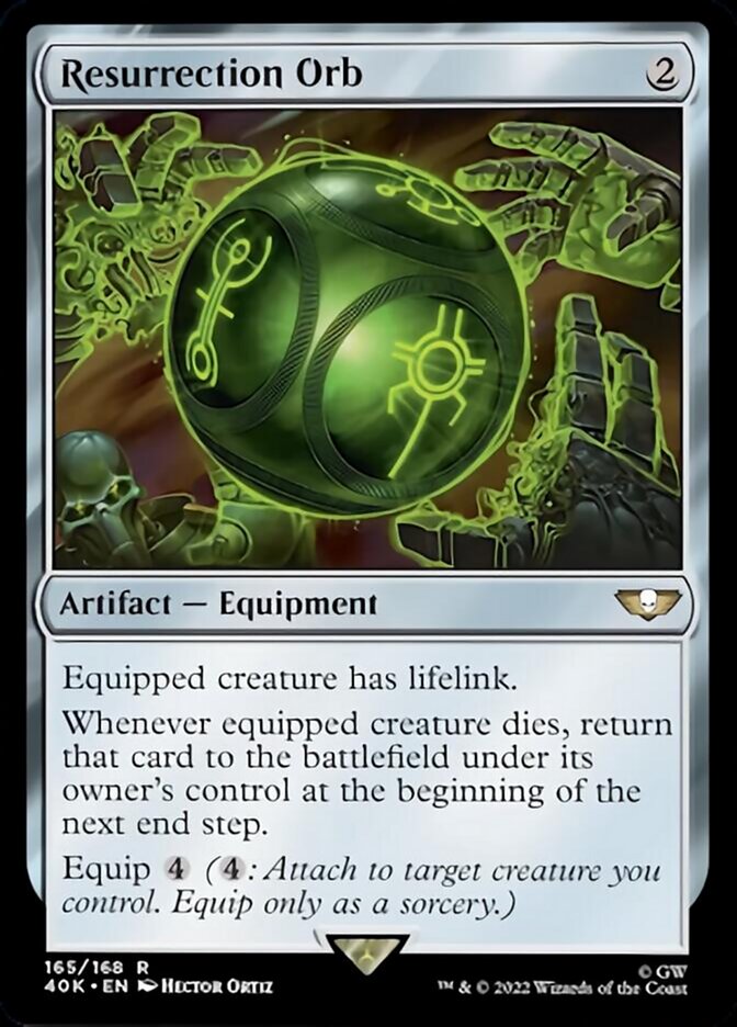 Resurrection Orb [Warhammer 40,000] | Jomio and Rueliete's Cards and Comics