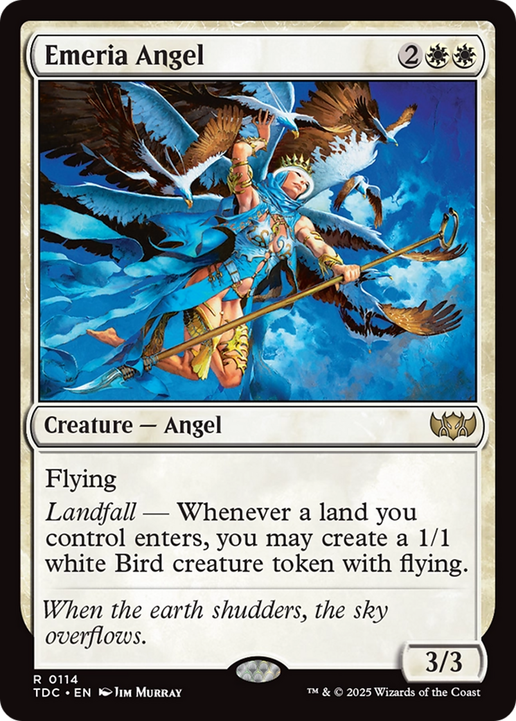Emeria Angel [Tarkir: Dragonstorm Commander] | Jomio and Rueliete's Cards and Comics