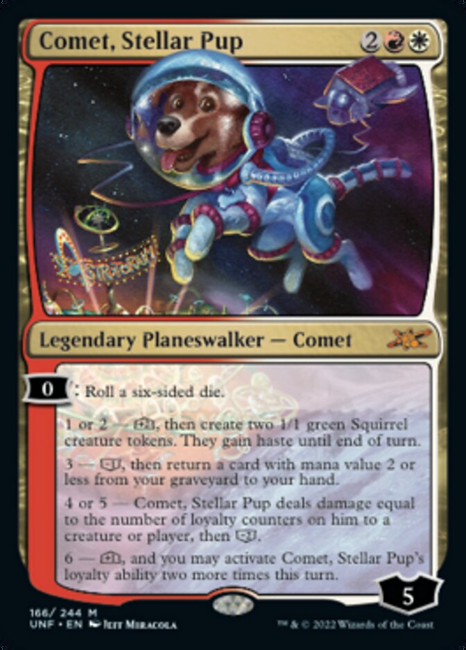 Comet, Stellar Pup [Unfinity] | Jomio and Rueliete's Cards and Comics