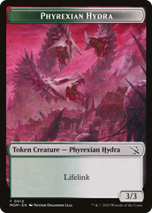 Treasure (20) // Phyrexian Hydra (12) Double-Sided Token [March of the Machine Tokens] | Jomio and Rueliete's Cards and Comics