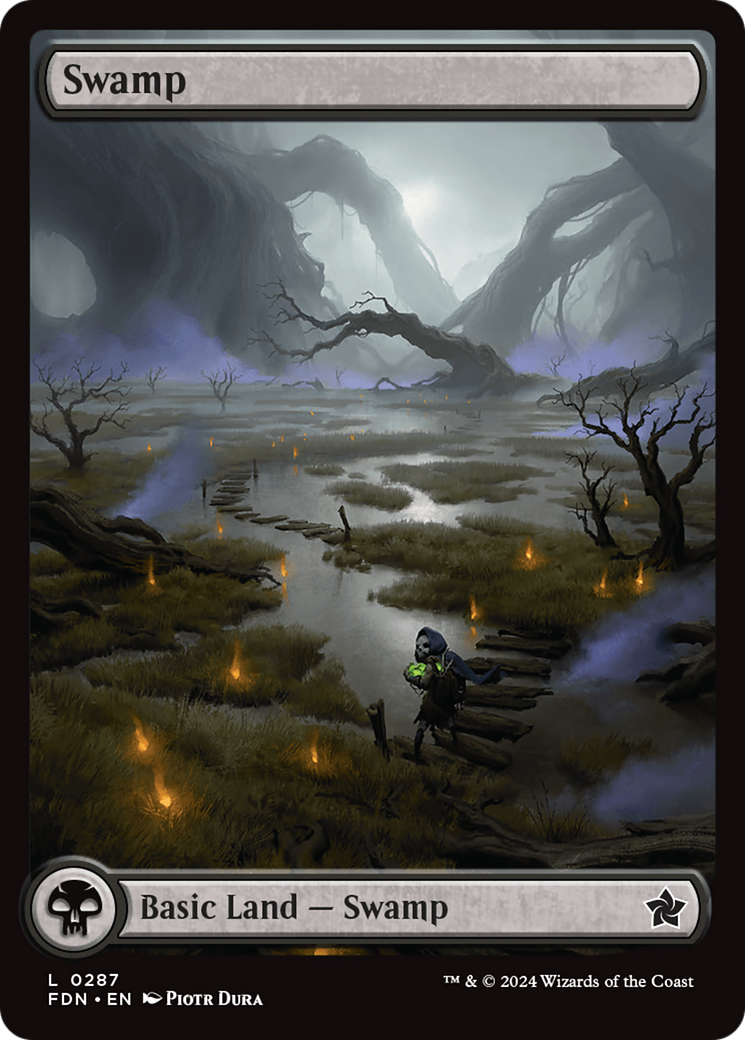 Swamp (0287) [Foundations] | Jomio and Rueliete's Cards and Comics