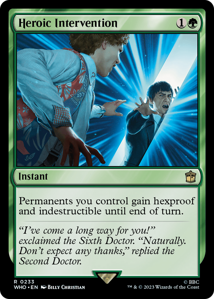 Heroic Intervention [Doctor Who] | Jomio and Rueliete's Cards and Comics