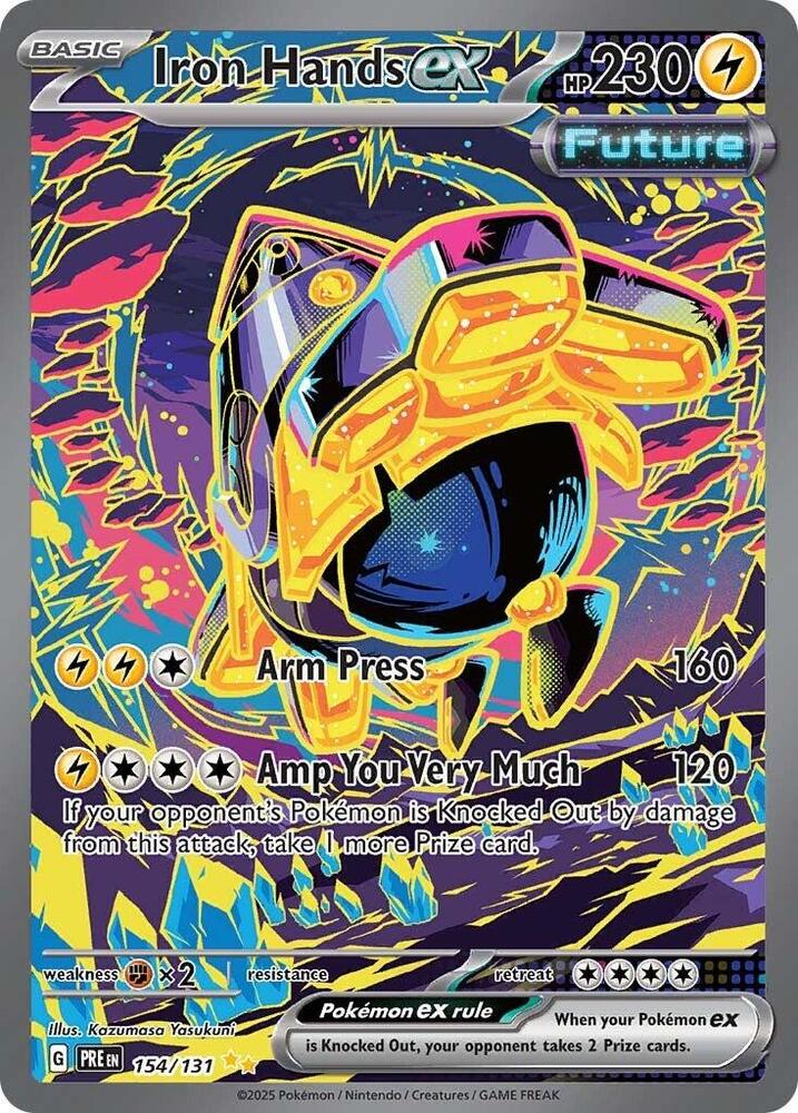 Iron Hands ex (154/131) [Scarlet & Violet: Prismatic Evolutions] | Jomio and Rueliete's Cards and Comics