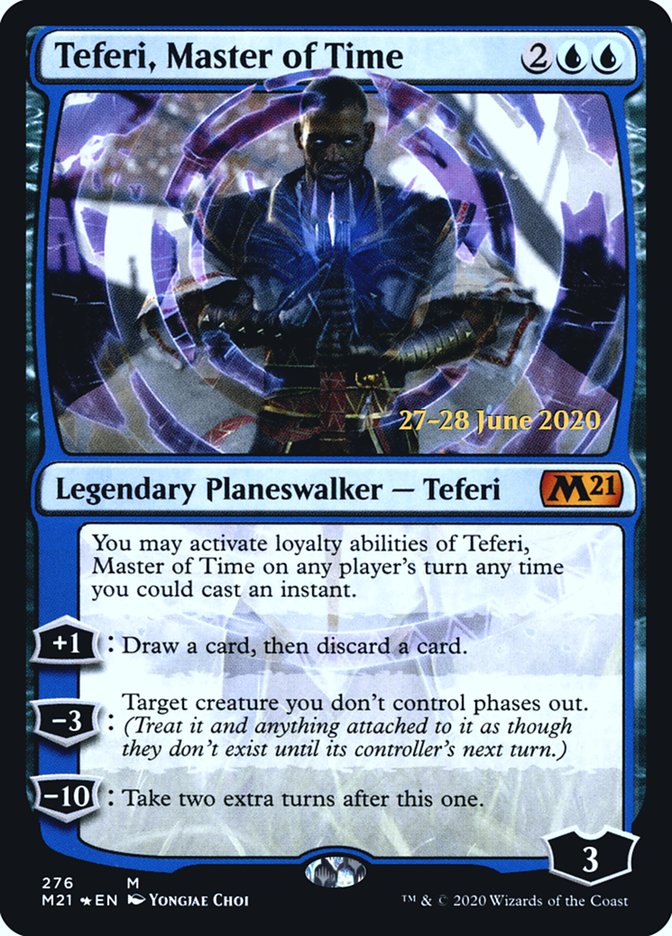 Teferi, Master of Time (276) [Core Set 2021 Prerelease Promos] | Jomio and Rueliete's Cards and Comics