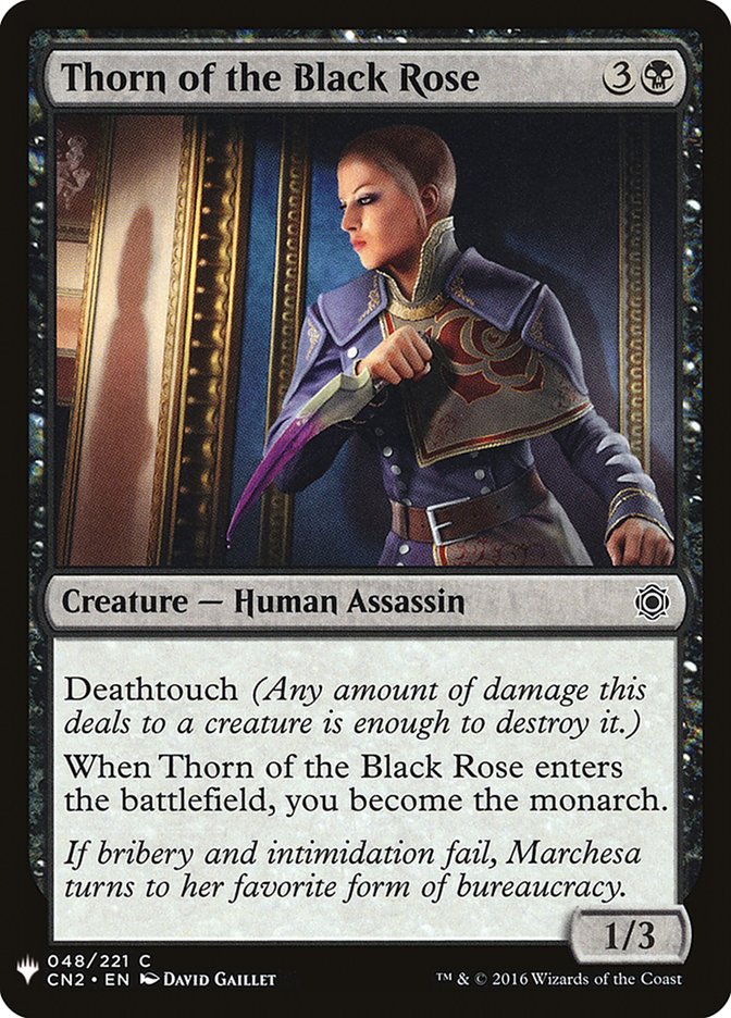 Thorn of the Black Rose [Mystery Booster] | Jomio and Rueliete's Cards and Comics