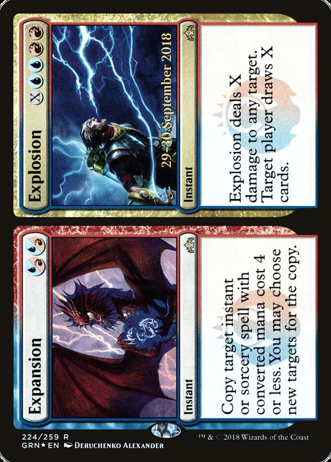 Expansion // Explosion [Guilds of Ravnica Prerelease Promos] | Jomio and Rueliete's Cards and Comics