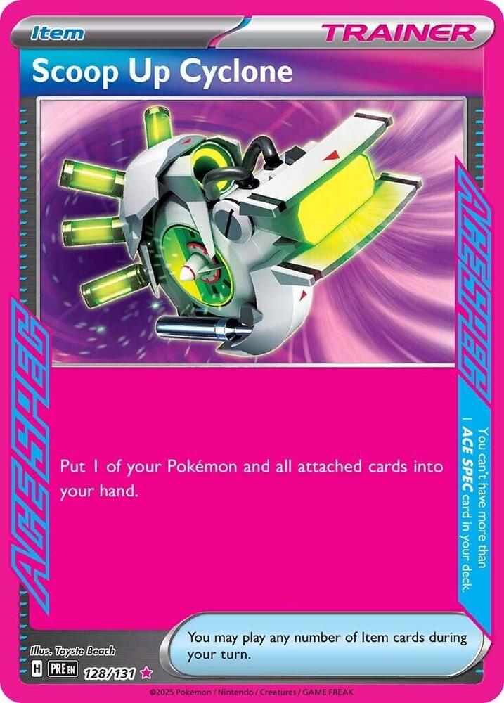 Scoop Up Cyclone (128/131) [Scarlet & Violet: Prismatic Evolutions] | Jomio and Rueliete's Cards and Comics