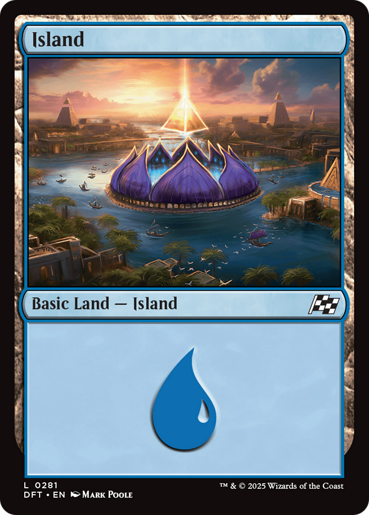 Island (0281) [Aetherdrift] | Jomio and Rueliete's Cards and Comics