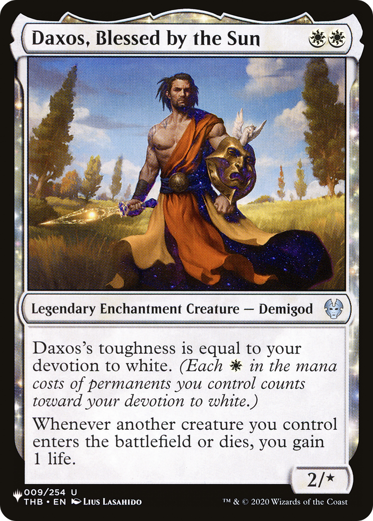 Daxos, Blessed by the Sun [The List] | Jomio and Rueliete's Cards and Comics