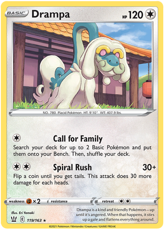 Drampa (119/163) [Sword & Shield: Battle Styles] | Jomio and Rueliete's Cards and Comics