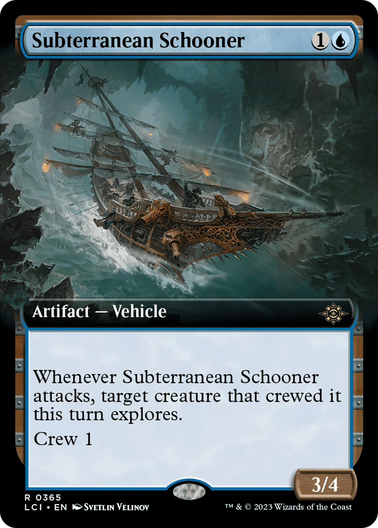 Subterranean Schooner (Extended Art) [The Lost Caverns of Ixalan] | Jomio and Rueliete's Cards and Comics