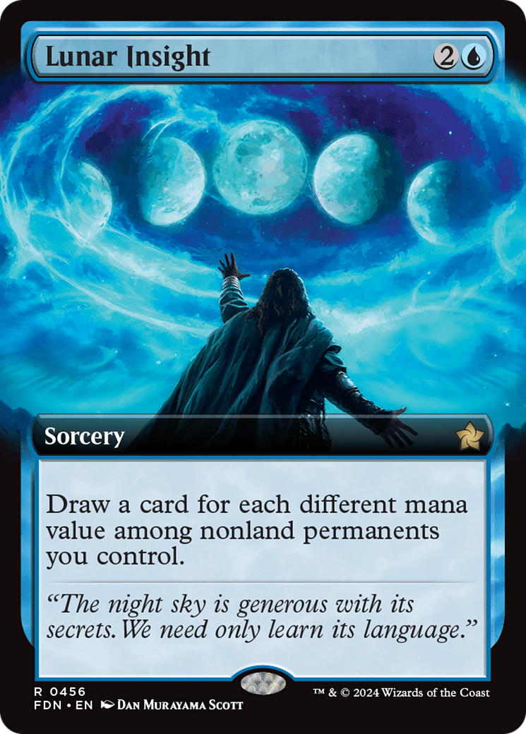 Lunar Insight (Extended Art) [Foundations] | Jomio and Rueliete's Cards and Comics