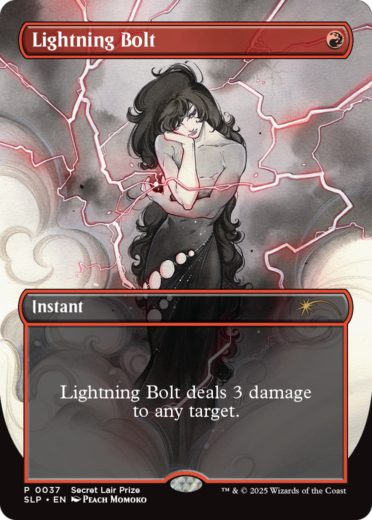 Lightning Bolt (0037) [Secret Lair Showdown] | Jomio and Rueliete's Cards and Comics