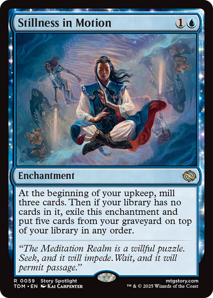 Stillness in Motion [Tarkir: Dragonstorm] | Jomio and Rueliete's Cards and Comics