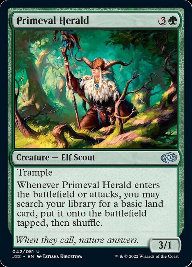 Primeval Herald [Jumpstart 2022] | Jomio and Rueliete's Cards and Comics