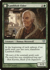Lambholt Elder // Silverpelt Werewolf [Dark Ascension] | Jomio and Rueliete's Cards and Comics