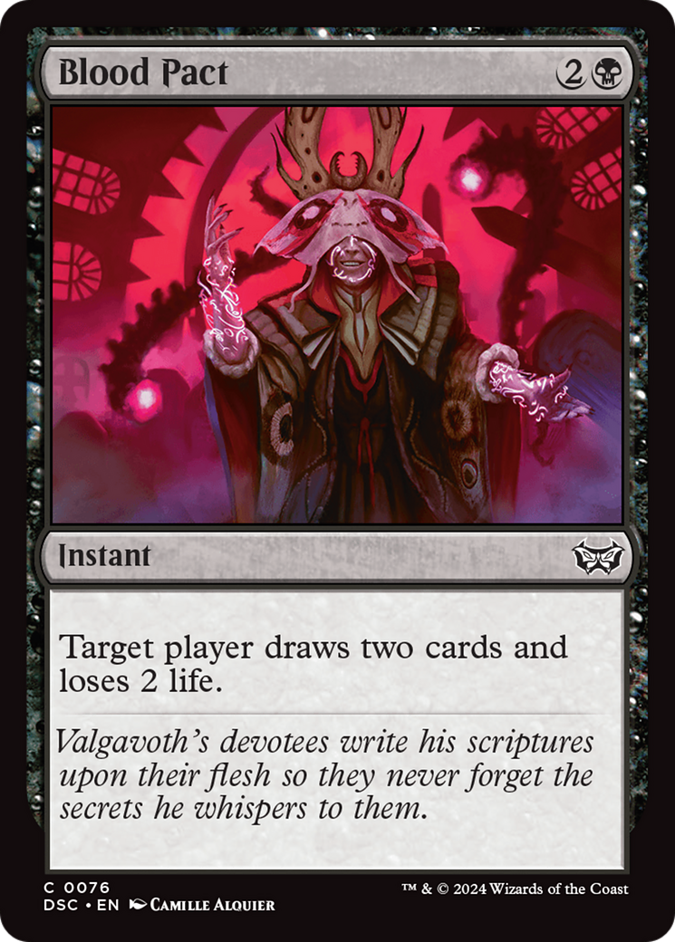 Blood Pact [Duskmourn: House of Horror Commander] | Jomio and Rueliete's Cards and Comics