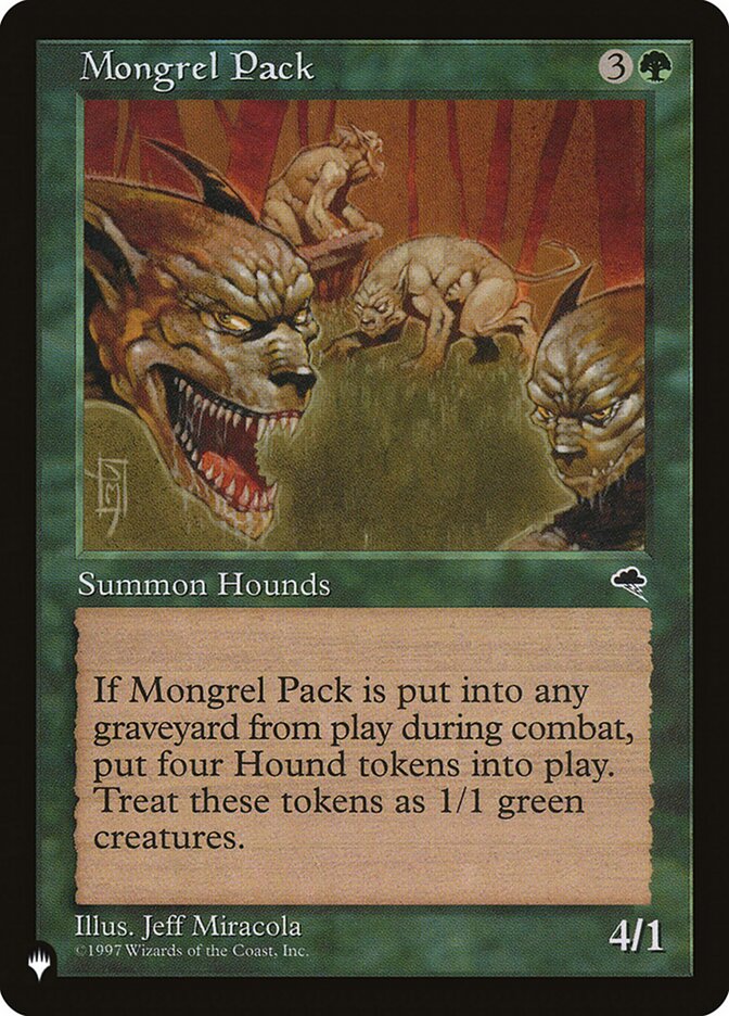 Mongrel Pack [The List] | Jomio and Rueliete's Cards and Comics