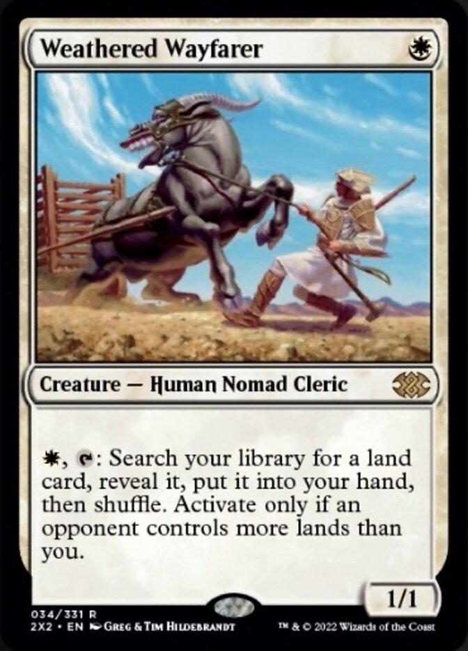 Weathered Wayfarer [Double Masters 2022] | Jomio and Rueliete's Cards and Comics