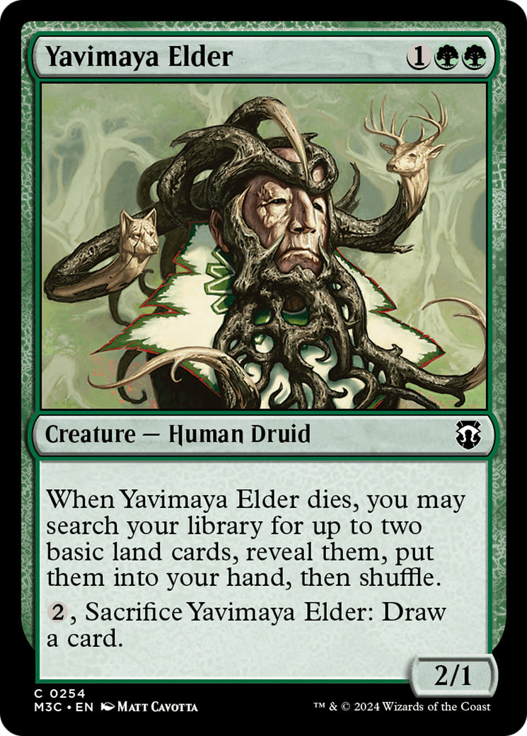 Yavimaya Elder (Ripple Foil) [Modern Horizons 3 Commander] | Jomio and Rueliete's Cards and Comics