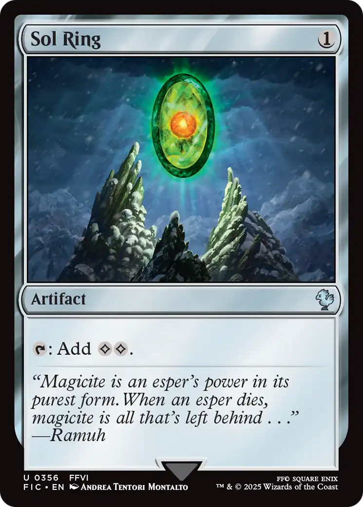 Sol Ring (0356) [FINAL FANTASY Commander] | Jomio and Rueliete's Cards and Comics