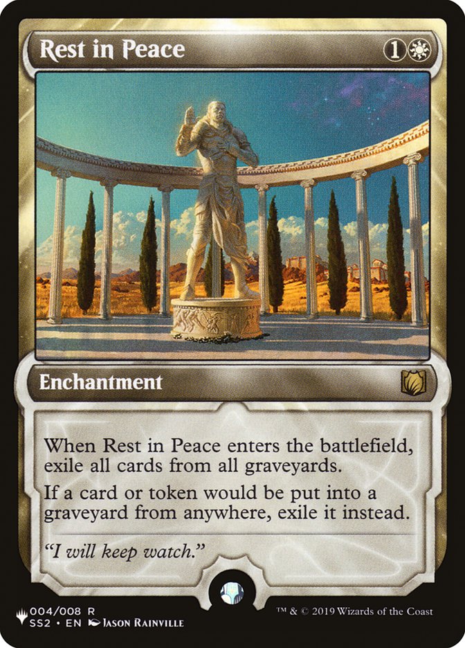Rest in Peace [The List] | Jomio and Rueliete's Cards and Comics