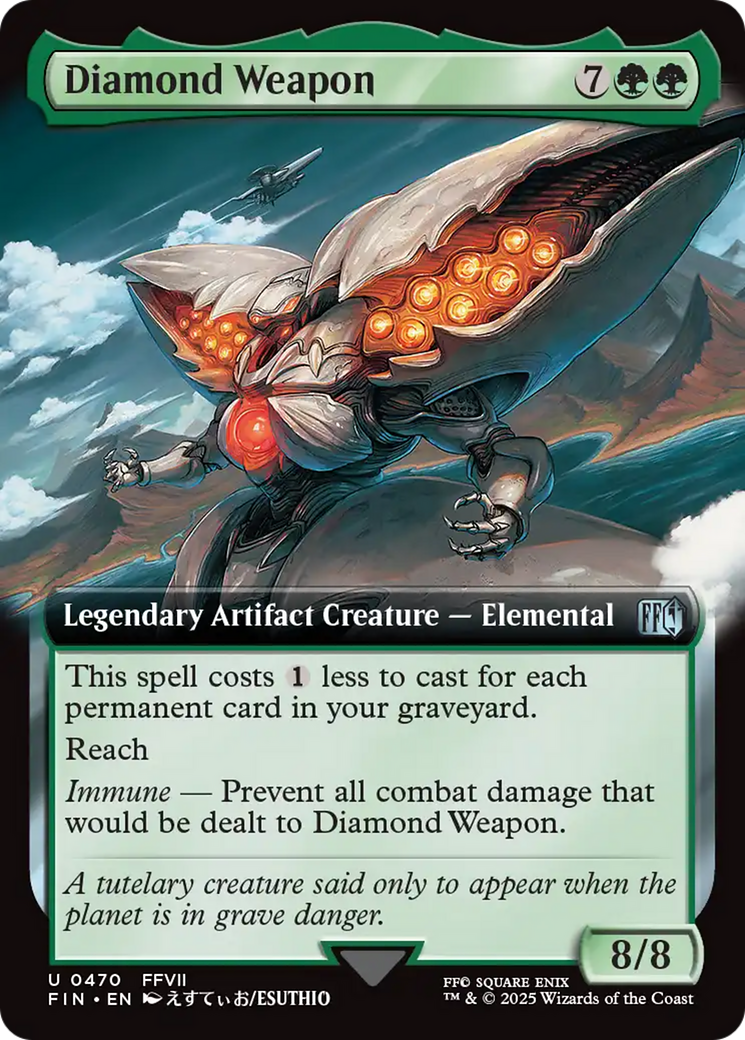 Diamond Weapon (Extended Art) [FINAL FANTASY] | Jomio and Rueliete's Cards and Comics