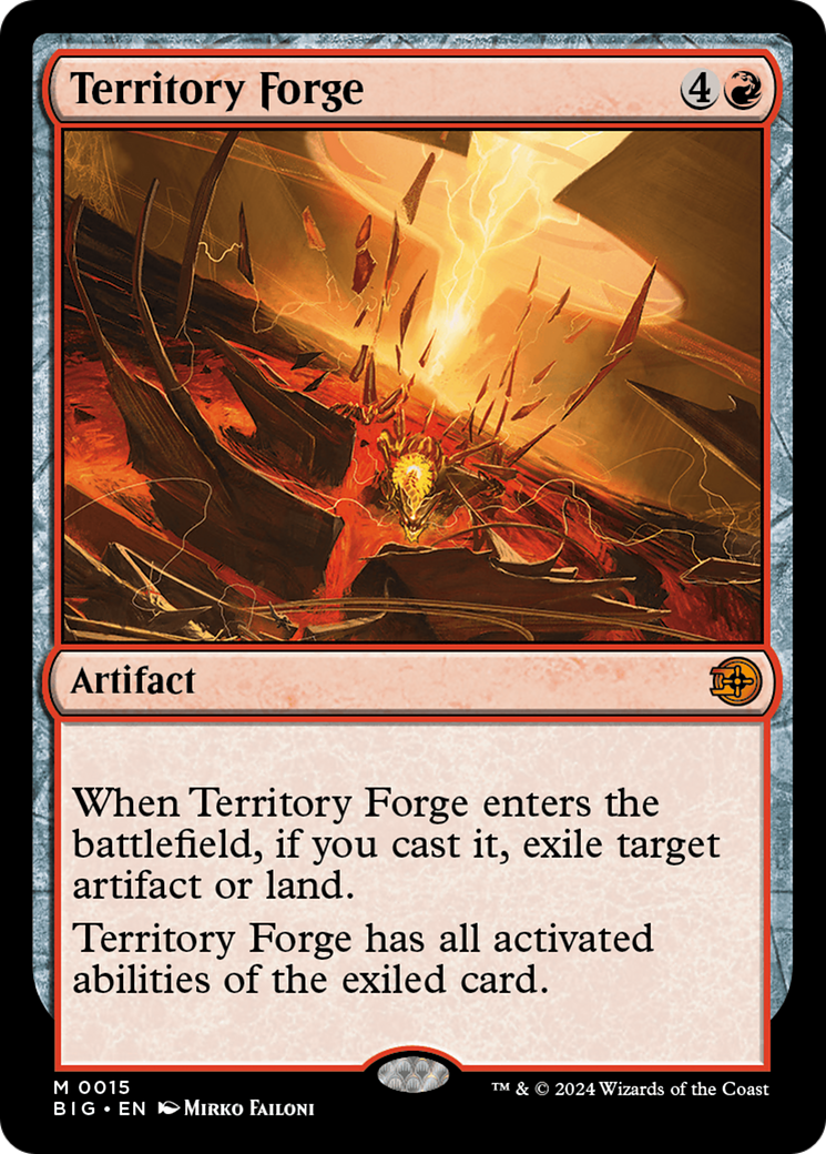 Territory Forge [Outlaws of Thunder Junction: The Big Score] | Jomio and Rueliete's Cards and Comics