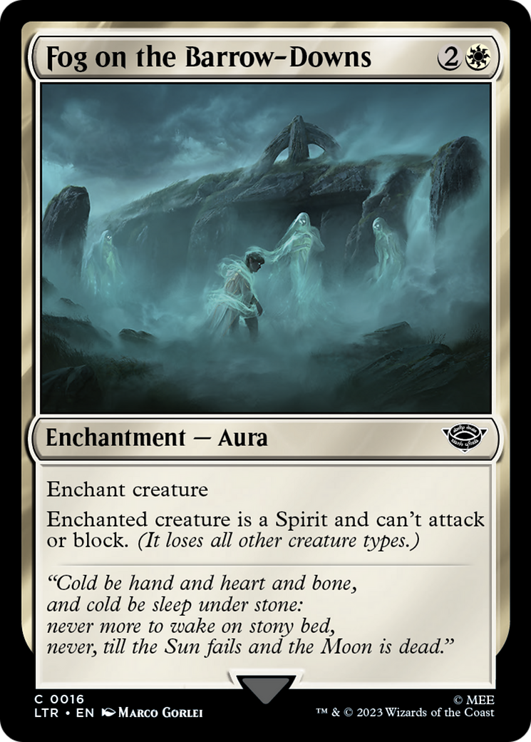 Fog on the Barrow-Downs [The Lord of the Rings: Tales of Middle-Earth] | Jomio and Rueliete's Cards and Comics