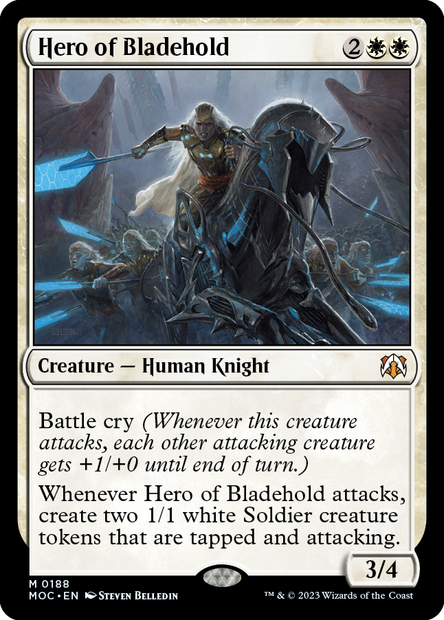 Hero of Bladehold [March of the Machine Commander] | Jomio and Rueliete's Cards and Comics