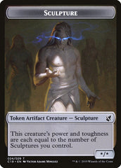 Bird (002) // Sculpture Double-Sided Token [Commander 2019 Tokens] | Jomio and Rueliete's Cards and Comics
