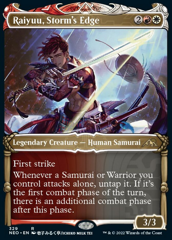 Raiyuu, Storm's Edge (Showcase Samurai) [Kamigawa: Neon Dynasty] | Jomio and Rueliete's Cards and Comics