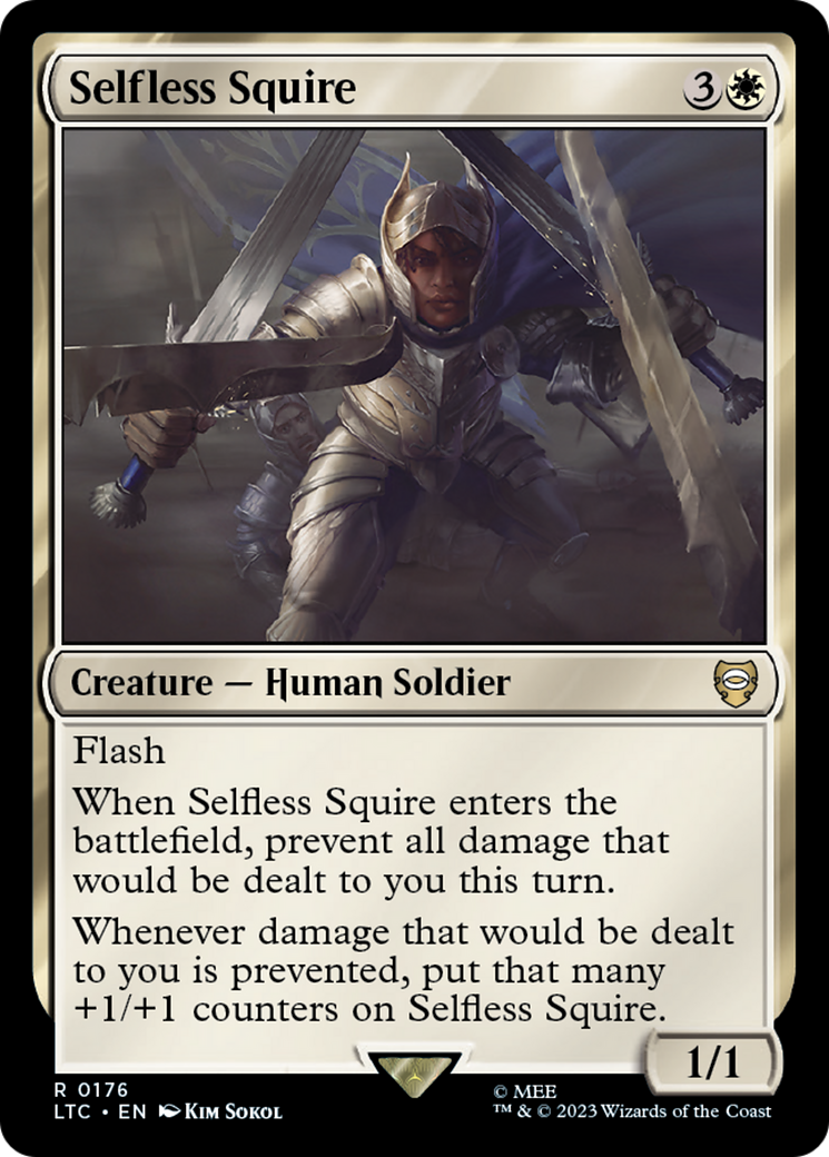 Selfless Squire [The Lord of the Rings: Tales of Middle-Earth Commander] | Jomio and Rueliete's Cards and Comics