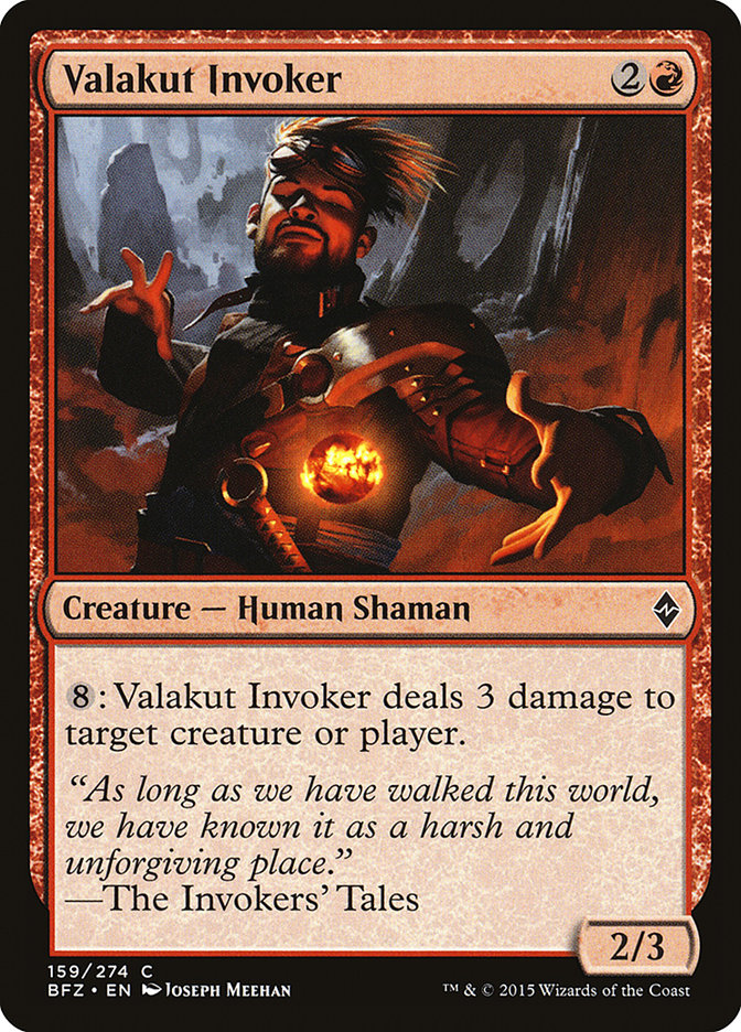 Valakut Invoker [Battle for Zendikar] | Jomio and Rueliete's Cards and Comics