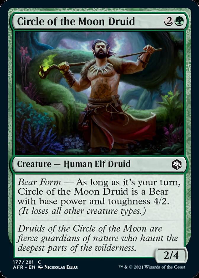 Circle of the Moon Druid [Dungeons & Dragons: Adventures in the Forgotten Realms] | Jomio and Rueliete's Cards and Comics
