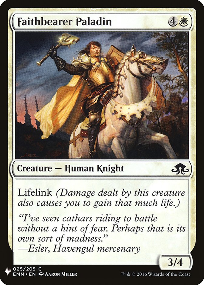 Faithbearer Paladin [Mystery Booster] | Jomio and Rueliete's Cards and Comics
