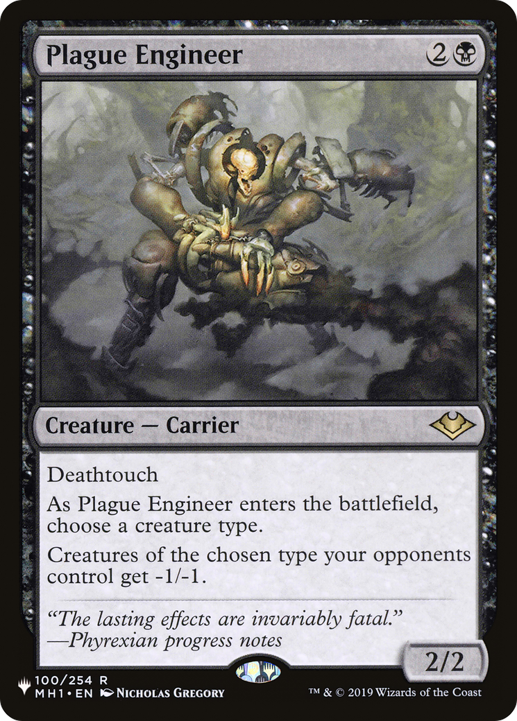 Plague Engineer [The List] | Jomio and Rueliete's Cards and Comics