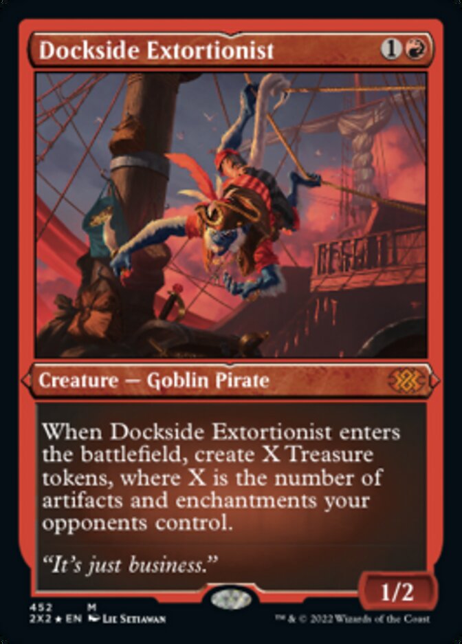 Dockside Extortionist (Foil Etched) [Double Masters 2022] | Jomio and Rueliete's Cards and Comics