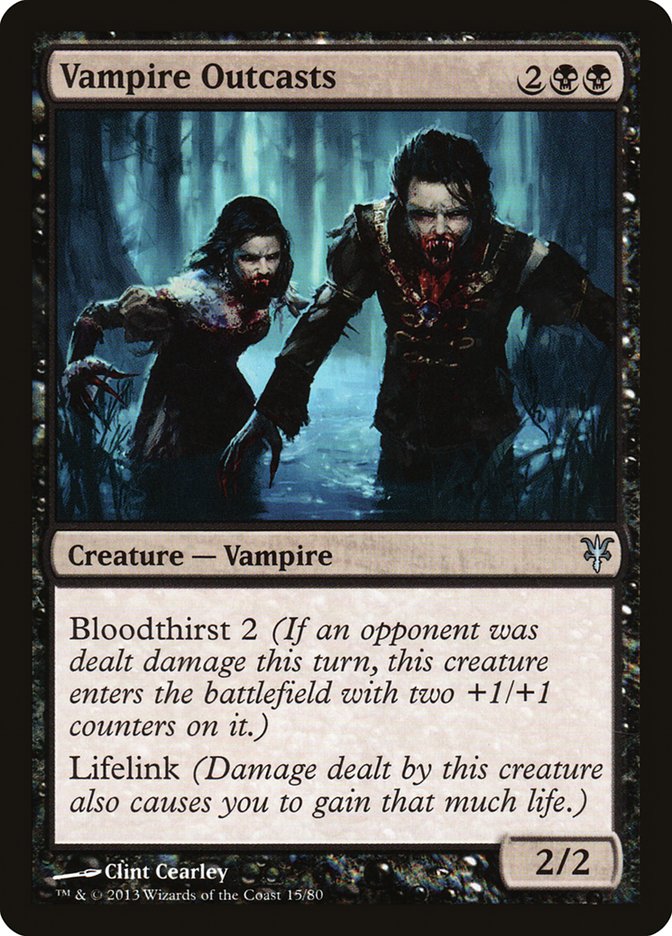 Vampire Outcasts [Duel Decks: Sorin vs. Tibalt] | Jomio and Rueliete's Cards and Comics
